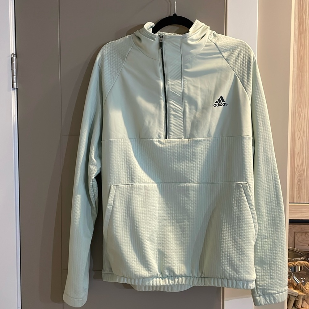 Adidas lightweight quarter zip hoodie